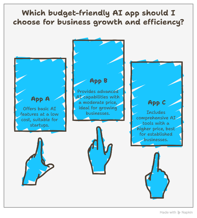 AI small business app prices 2026 comparison
